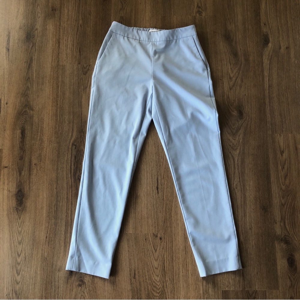 Calvin Klein Light Blue Ankle Pants